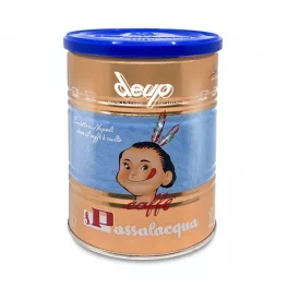 Passalacqua Deup brezkofeinska mleta kava 250g – pločevinka