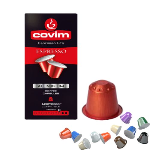 1 Covim Espresso aluminijeva kapsula, združljiva z Nespresso