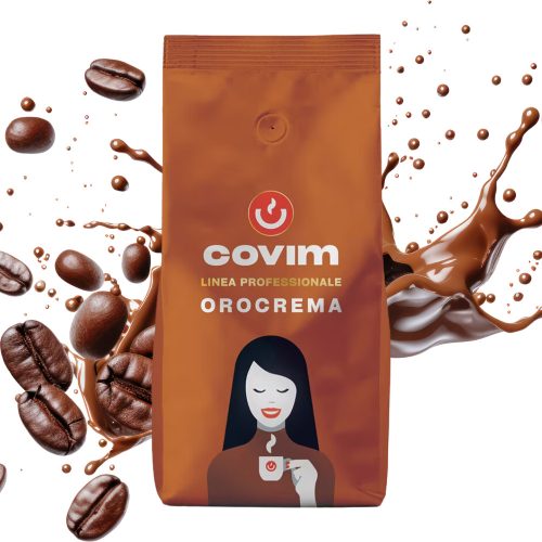 1 kg Caffè Covim Orocrema Espresso Life mešanica celih kavnih zrn