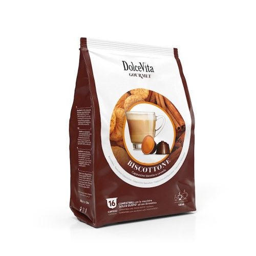 16 kosov kapsul Dolce Vita Biscottone Dolce Gusto združljive
