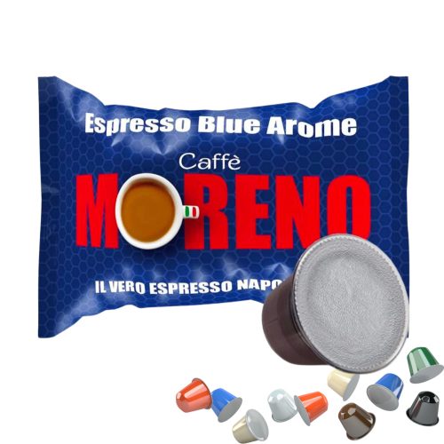 1 kos Caffè Moreno Espresso Blue Aroma Nespresso kompatibilna kapsula