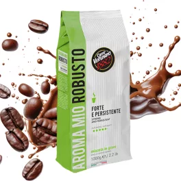   1 kg Caffè Vergnano 1882 Aroma Mio Robusto mešanica celih kavnih zrn