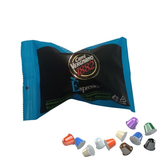 1 kos Caffè Vergnano 1882 Espresso Decaf brezkofeinska kapsula kompatibilna z Nespresso