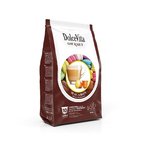 10 kosov kapsul Dolce Vita Macaron Mandelj Nespresso združljive