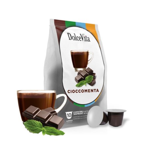 10 kosov kapsul Dolce Vita Cioccomenta Nespresso združljive