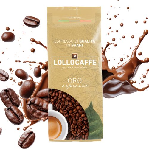 1 kg LolloCaffé oro espresso mešanica celih kavnih zrn