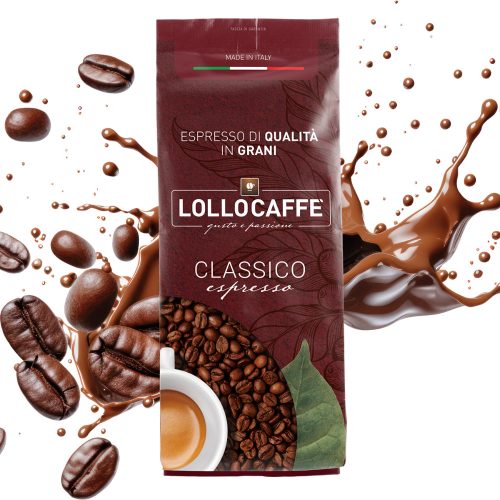 1 kg LolloCaffé classico espresso mešanica celih kavnih zrn
