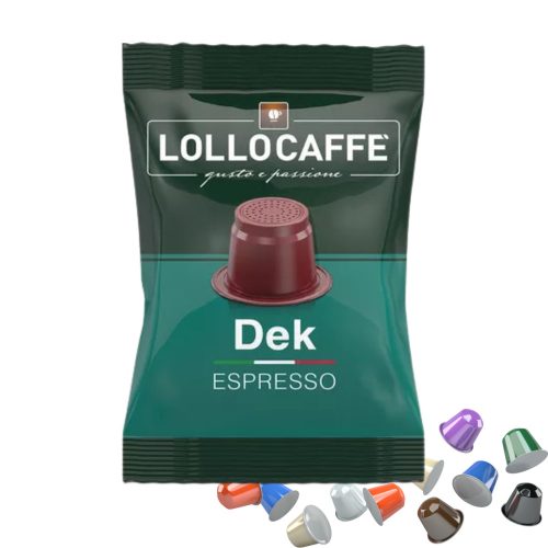 1 LolloCaffé Dek Nespresso združljiva kavna kapsula