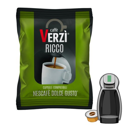 1 kos Caffè Verzì RICCO kapsula kompatibilna z Dolce Gusto