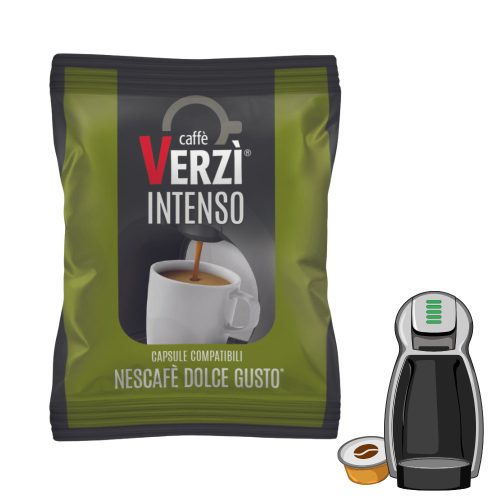 1 kos Caffè Verzì INTENSO kapsula kompatibilna z Dolce Gusto