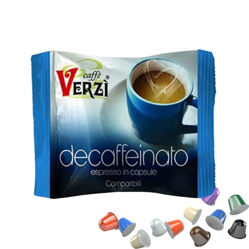 1 kos Caffè Verzì Decaffeinato Nespresso kompatibilna brezkofeinska kapsula