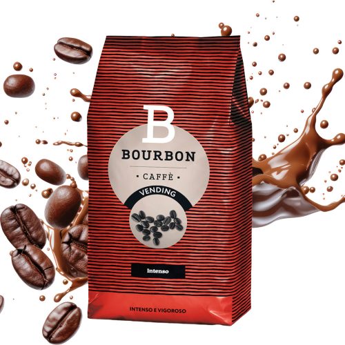 1 kg Lavazza Bourbon Caffé Intenso mešanica celih kavnih zrn