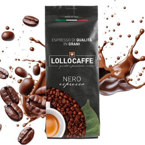 1 kg LolloCaffé nero espresso mešanica celih kavnih zrn
