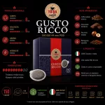 Toda Gattopardo Gusto Ricco – kavni vložek ESE 44 mm  