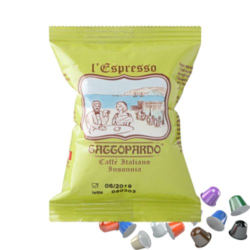 1 kos l’Espresso Gattopardo Caffè Italiano Insonnia Nespresso kompatibilna kapsula