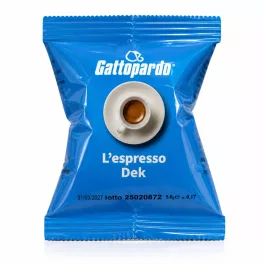   1 kos Caffè Gattopardo Dek Nespresso kompatibilna brezkofeinska kapsula