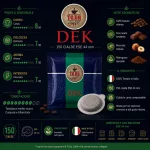 To.Da Gattopardo Dek ESE 44 mm kavni pod – brezkofeinski italijanski espresso