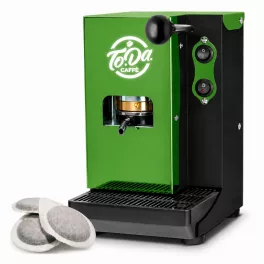 To.Da Verde zeleni kavni aparat za ESE 44 mm blazinice z 200 kavnimi blazinicami