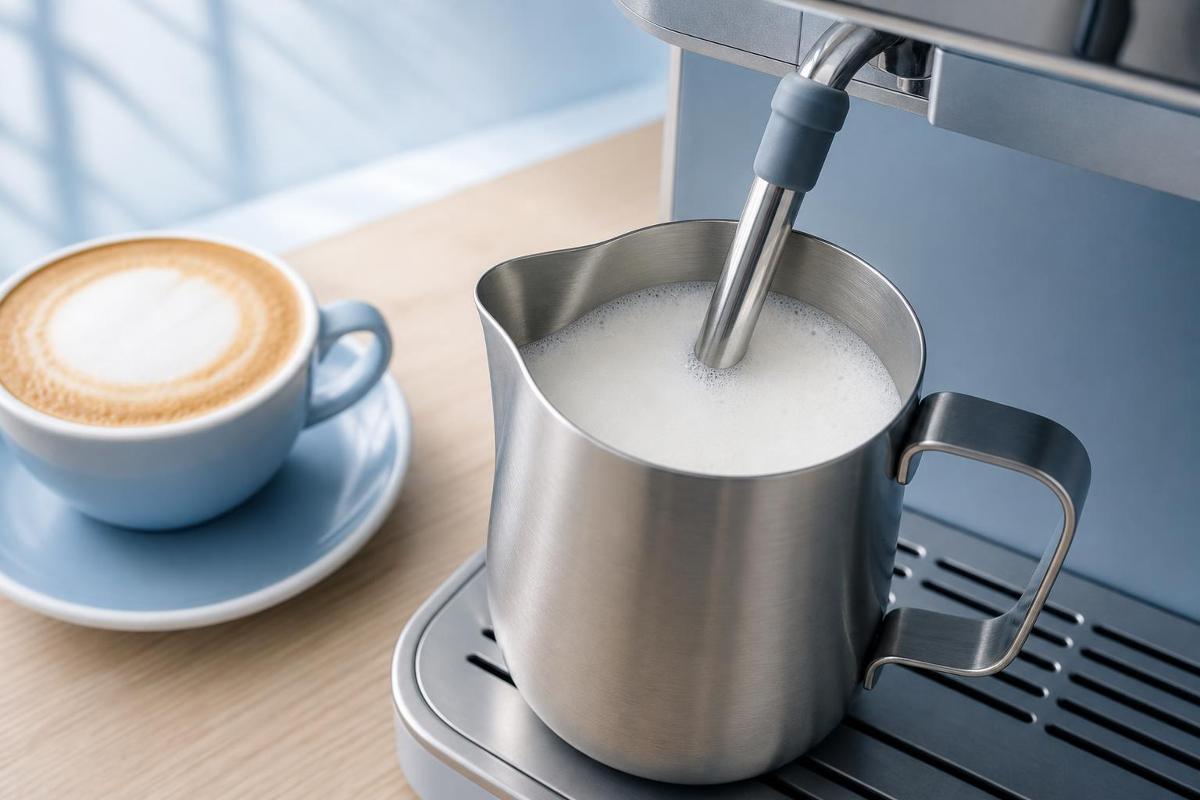 Kako doma speniti mleko za cappuccino: jasen postopek