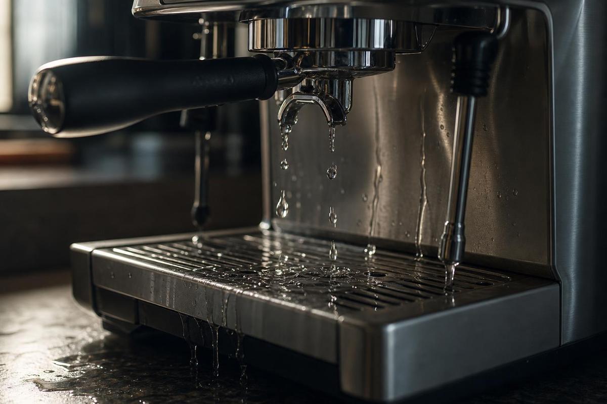 Espresso aparat pušča vodo: pogosti vzroki in kako jih preveriti