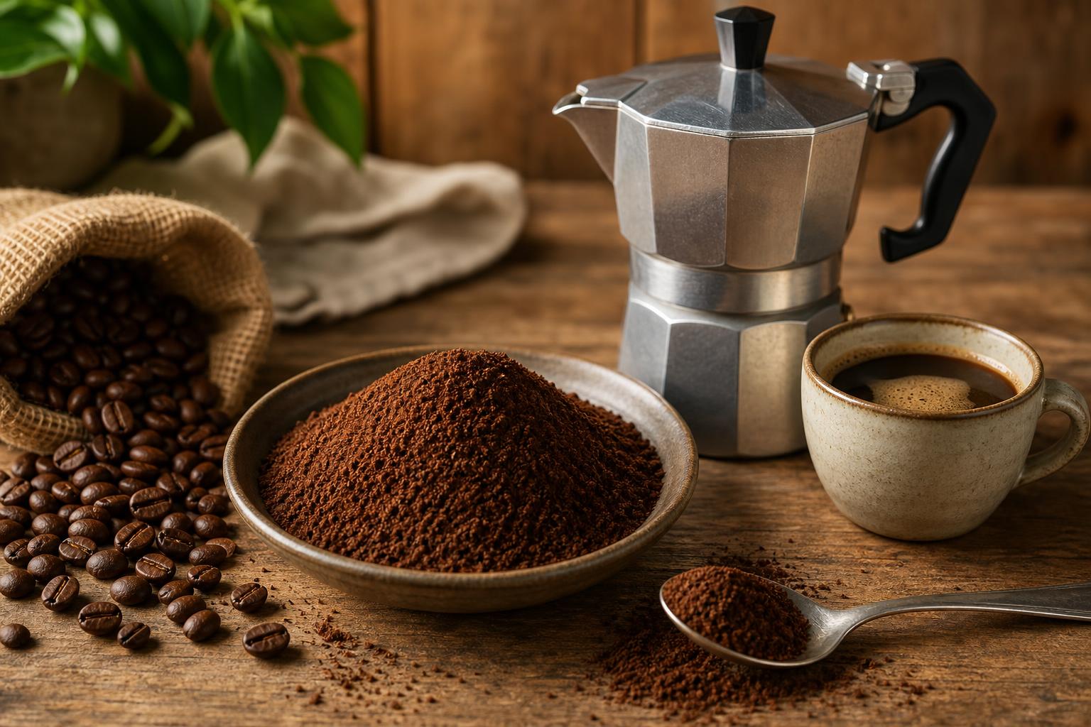 Italijanska mleta kava za moka lonec: vodnik izbire