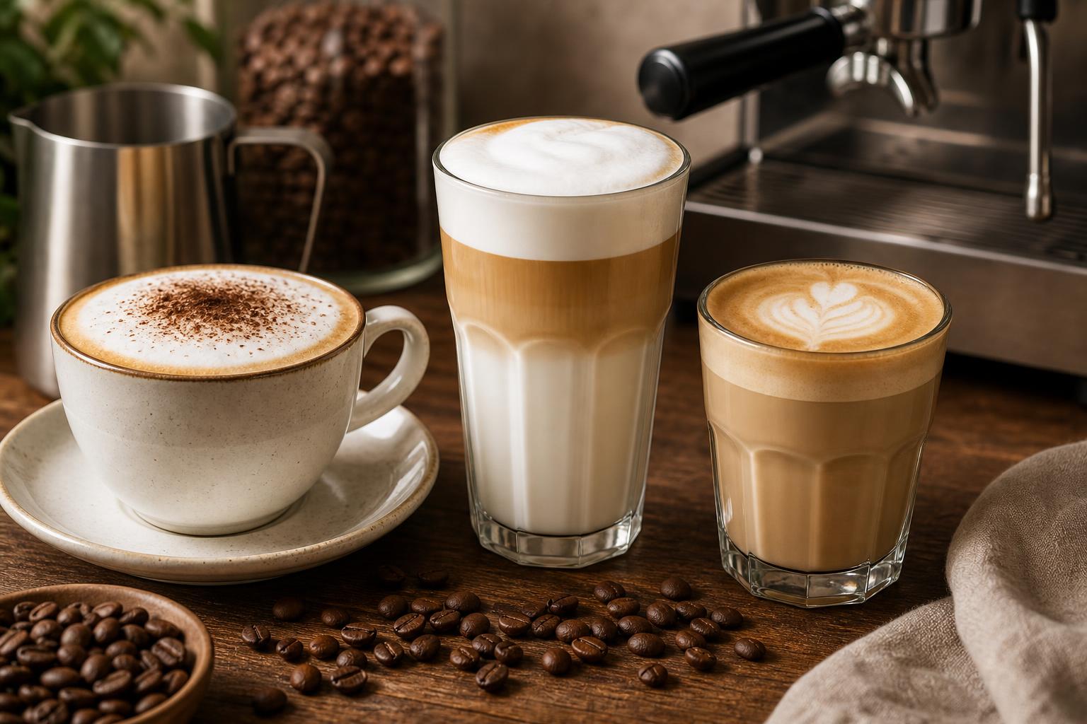 Kava za cappuccino in latte macchiato: kako izbrati