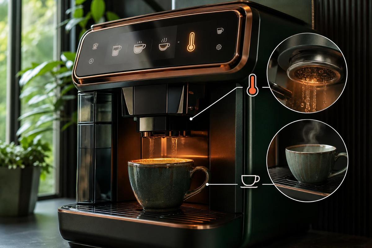Predgretje espresso aparata za bolj enakomerno kavo